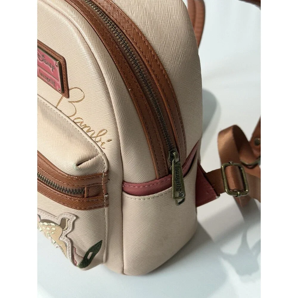 Loungefly Disney Floral Bambi Faline Mini Backpack Rare